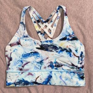 Lululemon Longline Sports Bra, size 8